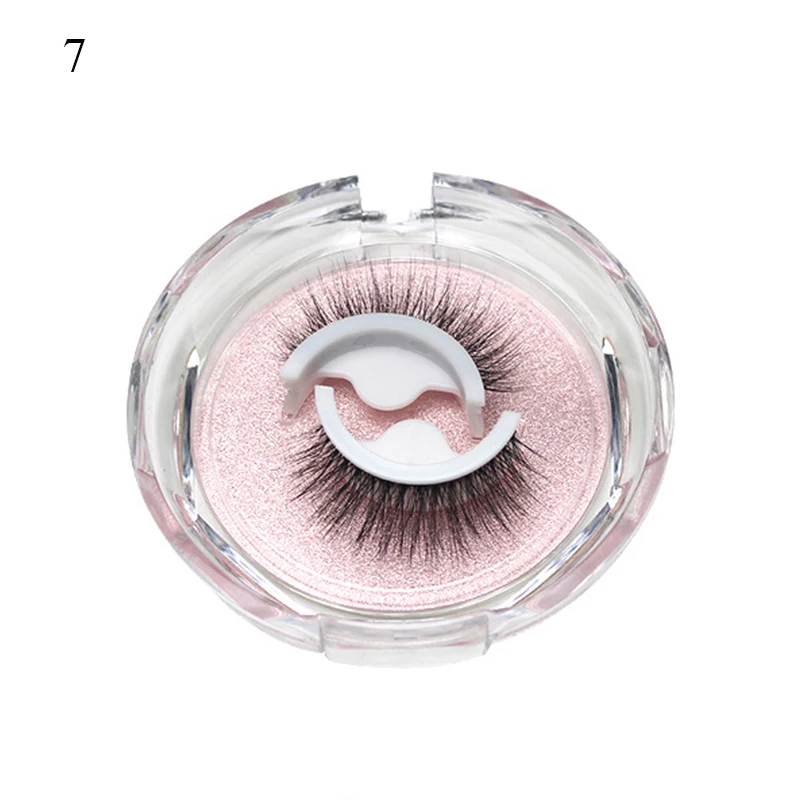 1 Paar Make-up selbstklebende falsche Wimpern aus künstlichem Nerz, keine Rückstände auf der Haut, 3D-falsche Wimpern, wiederverwendbar, natürliche lange Wimpern – Detail 15