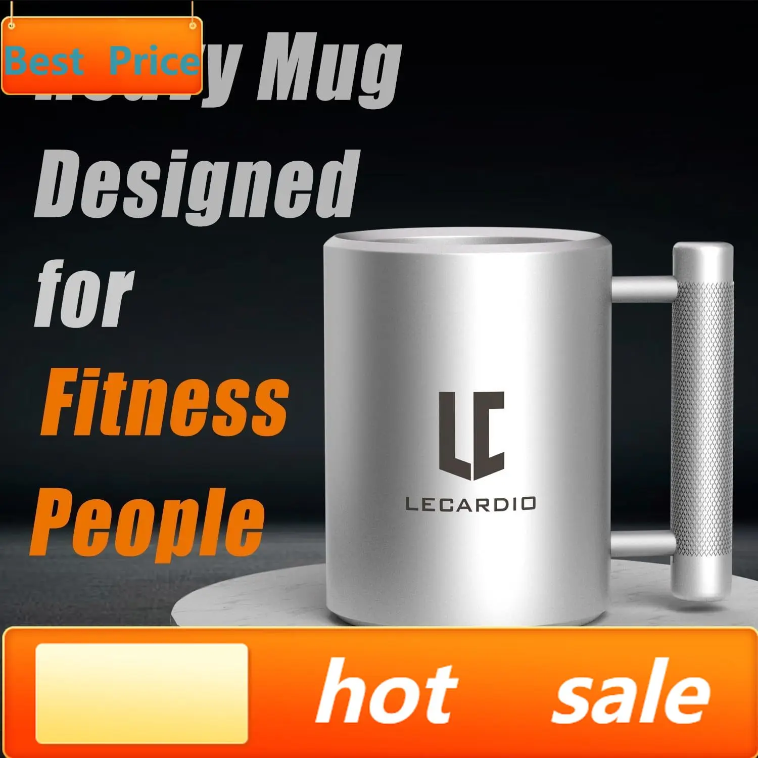 

hot-sellingWeighted Mug 22LB 13 oz - Beer Cup | Fitness Water Cup | Durable Weightlifting Plate Design | Gym, Workout, and Beer