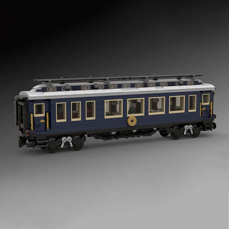 مدينة سيارة نموذج MOC قوالب بناء الشرقية اكسبرس قطار السكك الحديدية وحدات التكنولوجيا الهدايا عطلة تجميع ألعاب أطفال البدلة