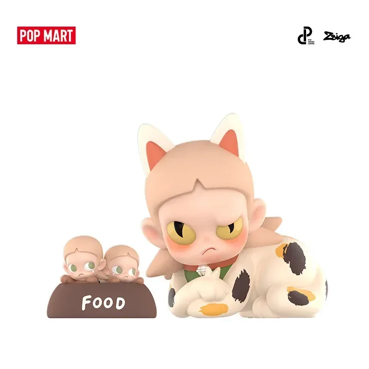 POPMART Zsiga Fussy Cat Лифт слепая коробка игрушки Kawaii аниме фигурка-сюрприз Mystery Box куклы подарок для девочек