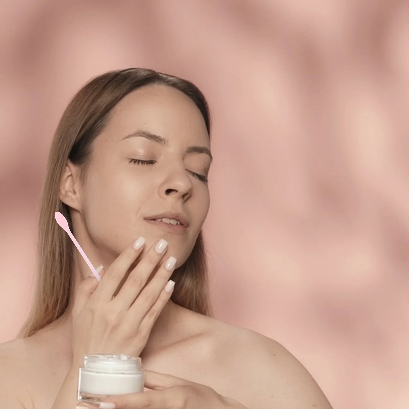 3pcs Silicone Beauty Spatula Set Mini Spatula For Cosmetics Lotion Cream Face Mask Scraper Kitchen Sauce Dispenser Tool