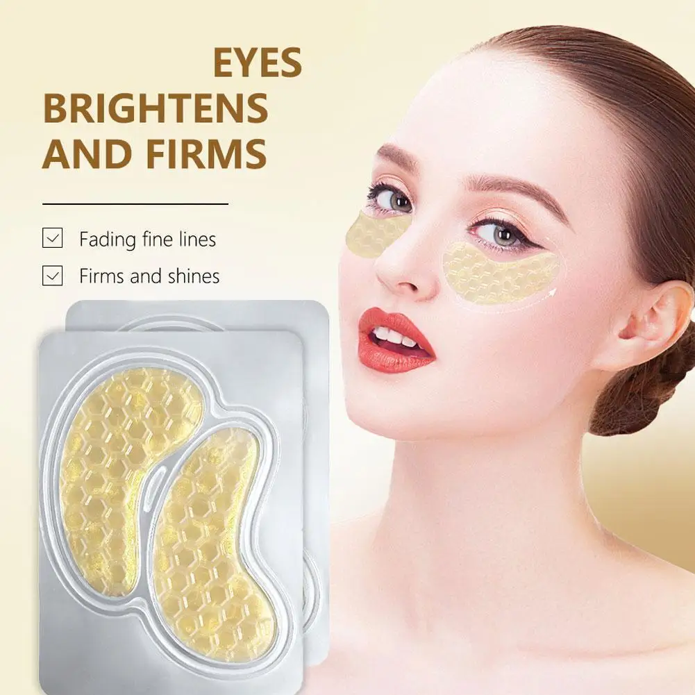 1pair Collagen Gold Eye Mask Anti Dark Circles Beauty Patches For Eye Skin Care Korean Cosmetics