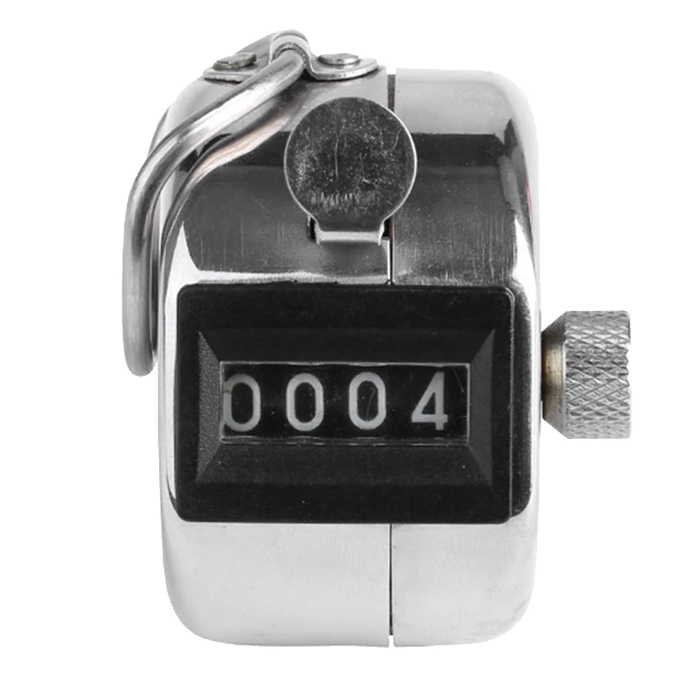 4-Digit Number Count Clicker Counter Hand Counter Pitch Counter for Counting Knitting Coaching Golf Fishing