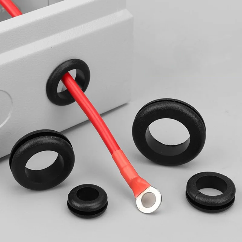 Rubber Grommet Assortment Kit Wiring Blanking Grommet Plumbing Gasket Electrical Conductor Cable Wire Washer Firewal Hole Plug