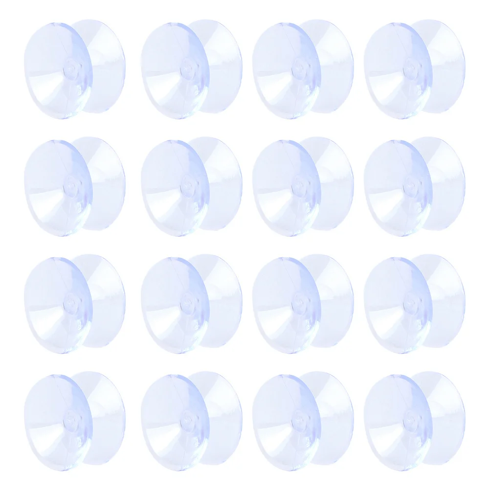

16Pcs Transparent Glass Table Top Bumper Pads Soft Non Slip Double Sided Adhesion Table Protector Cushion Pads for Furniture