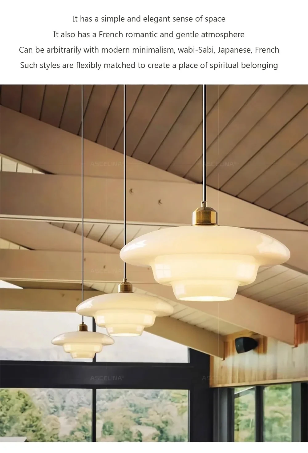 Vintage Glass Pendant Light White For Living Room Dining Room Restaurant Coffee Shop Bar Study Room Indoor Decorative Chandelier