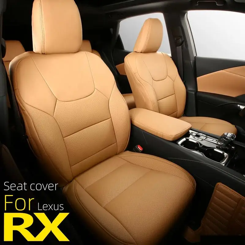Full Set Faux Leather Car Seat Protector Custom Seat Covers For Lexus Rx270 Rx350 Rx400h Rx450h 2009-2015 Auto Interior