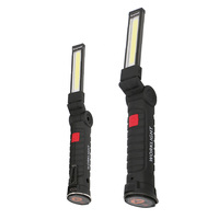 Folding Work Light USB Rechargeable COB LED Outdoor Camping Torch Flashlights