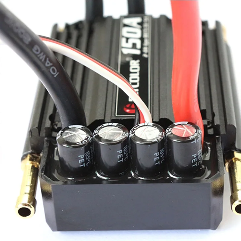 플라이컬러 50A 70A 90A 120A 150A RC 보트 브러시리스 ESC 속도 컨트롤러 프로그래밍 카드 2-6S 리포 BEC 5.5V/5A RC 보트용