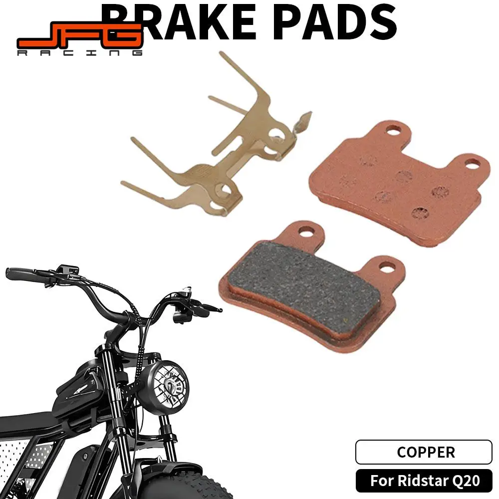 

Motorcycle All-copper-based Metal Sintered Front Rear Brake Pads accessories For Ridstar Q20 Electric Dirt pit Bike Parts