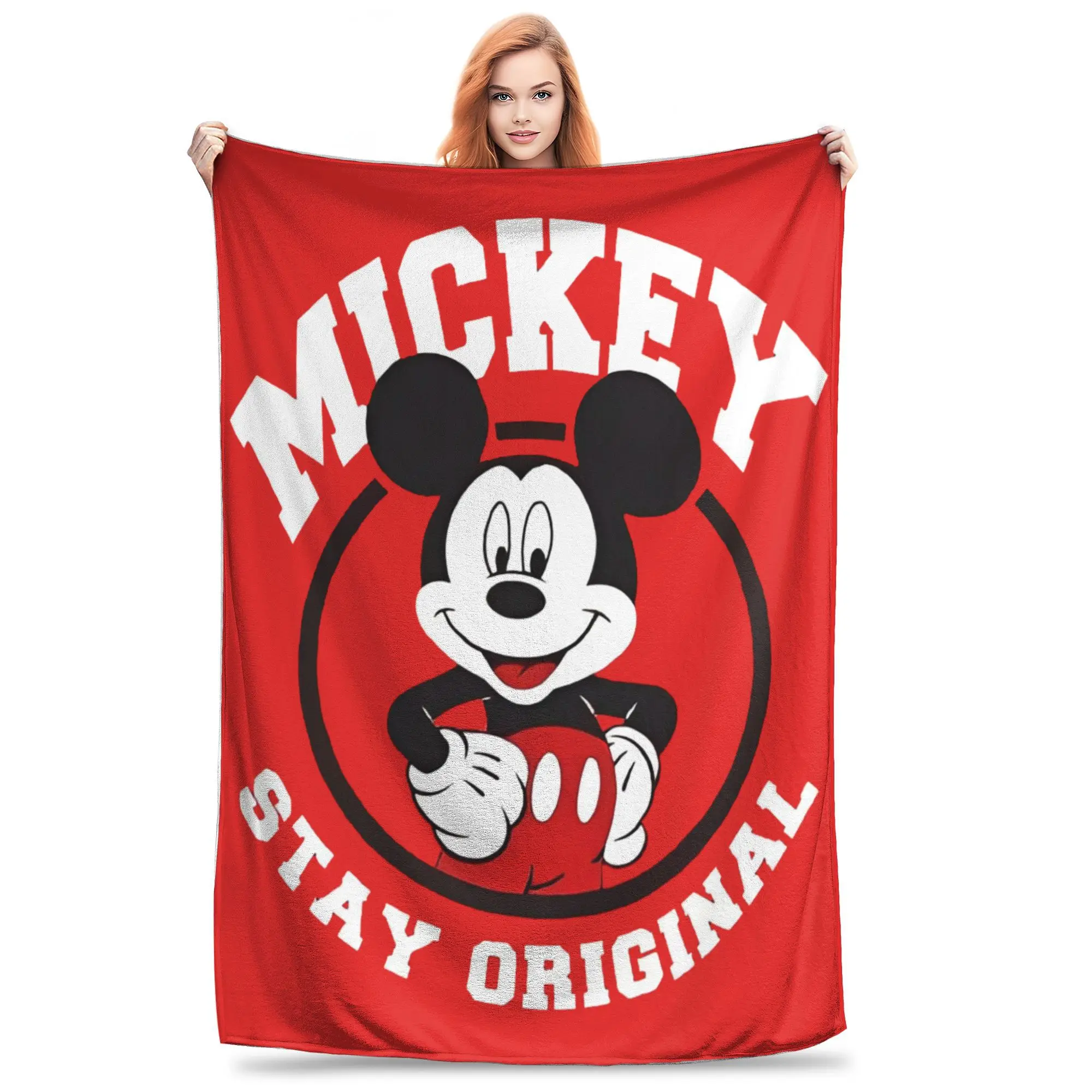 disney myszka miki akcesoria koce miękki polarowy koc narzuta relaksacyjna