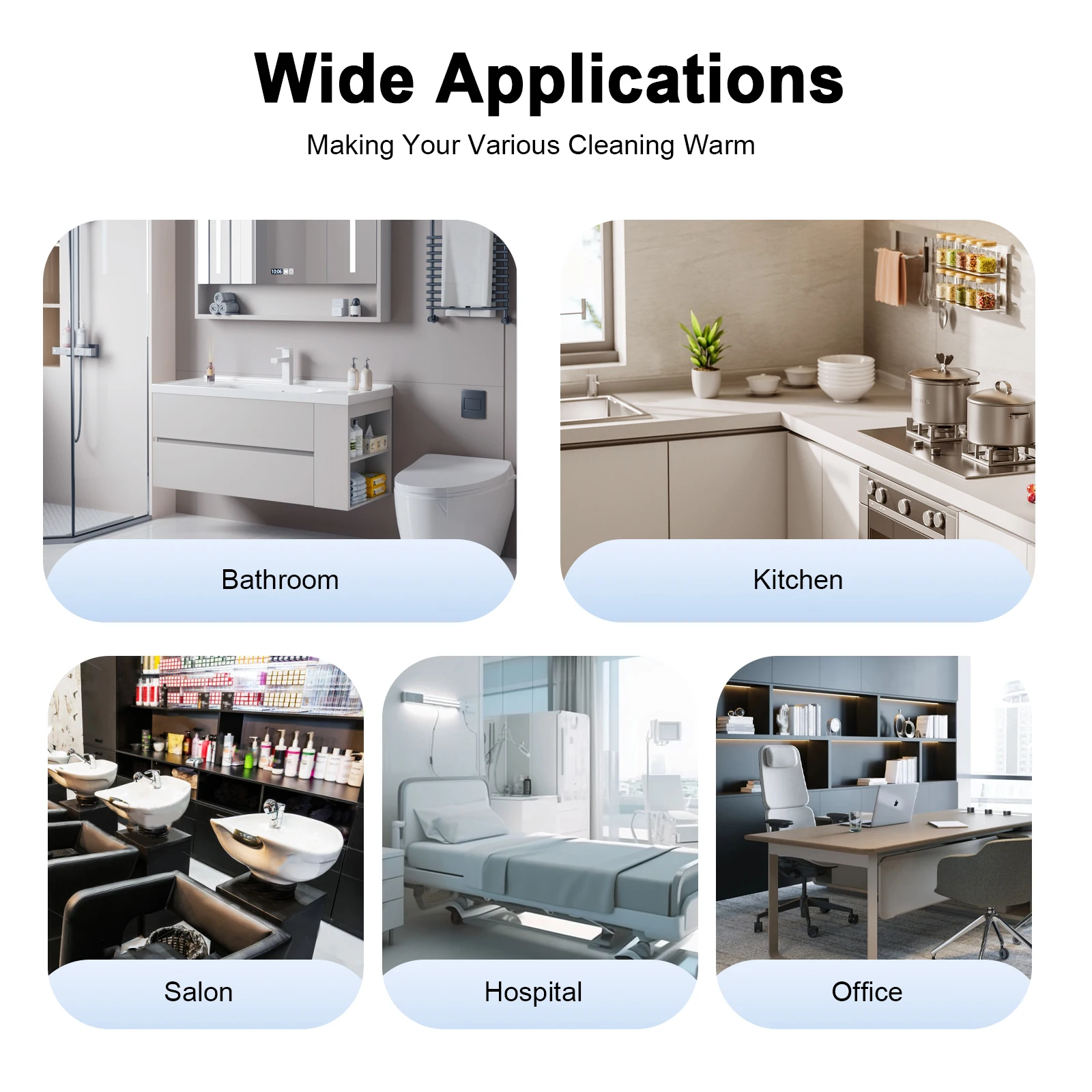 110V 2.1 Gallons Electric Mini-Tank Water Heater Tronic with LCD Screen for Being Installed in  Kitchens, Bathrooms, RVs