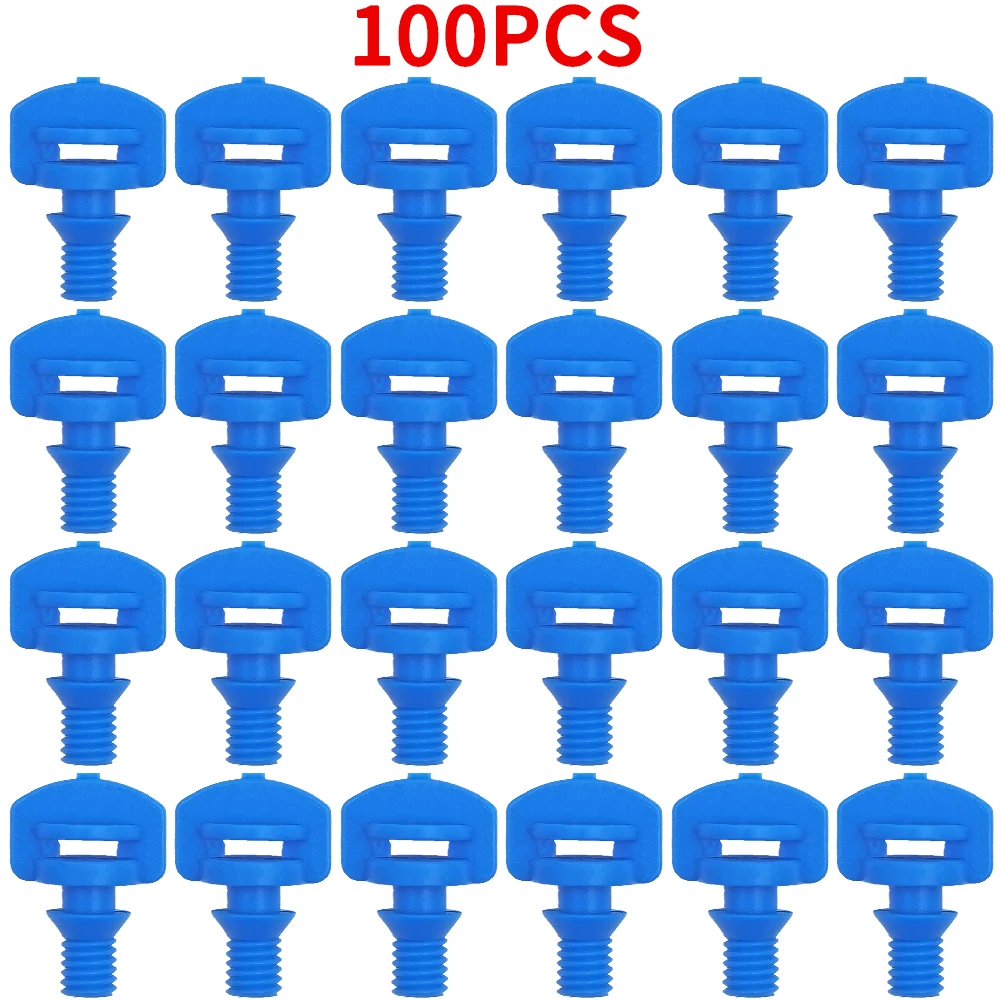 100 szt. 90-360 ° męskie z gwintem kolczastą mikro dysze do szklarni ogrodowej nawadniania kropelkowego zraszacza rozpylacza do podlewania