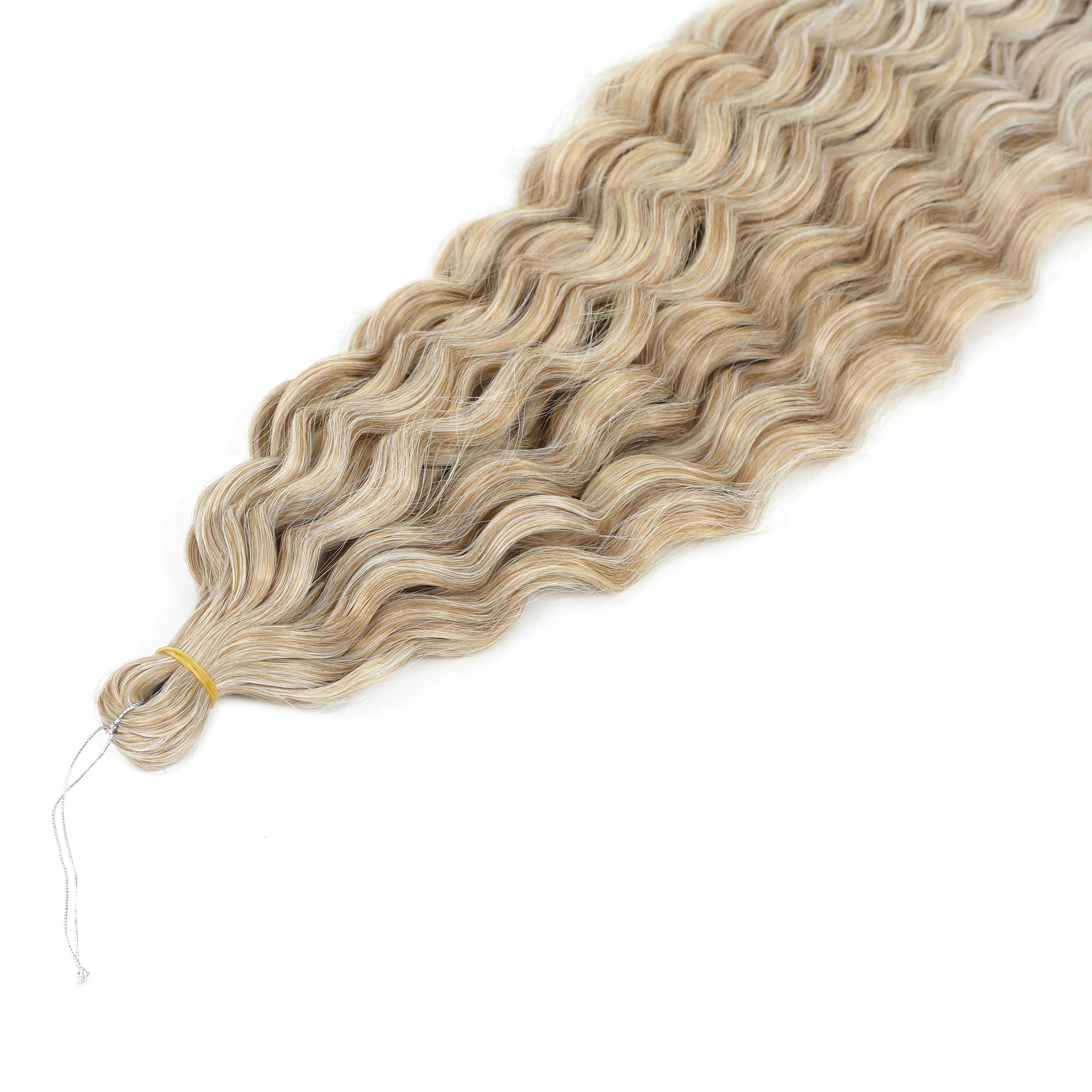 22 بوصة ارييل حليقة تجديل الشعر التمديد الاصطناعية الأفرو تجعيد الشعر موجة عميقة تويست الكروشيه الشعر أومبير الأخضر الأزرق الأحمر الكروشيه الضفائر