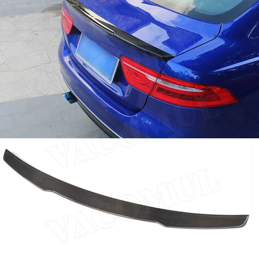 

VACOMUL Carbon Fiber / ABS Rear Spoiler for Jaguar XE Sedan 4-Door 2015-2018 K Style Boot Trunk Trim Sticker Wings Car Styling