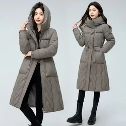 2023 New Women's Puffer Jacket Loose Cotton Padded Coats Winter Hooded Parkas Thick Warm Wadded Jackets Outerwear