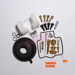 For 91-96 version Kawasaki Balius 250 (ZR250, ZR-2) motorcycle carburetor repair kit with vacuum diaphragm and float