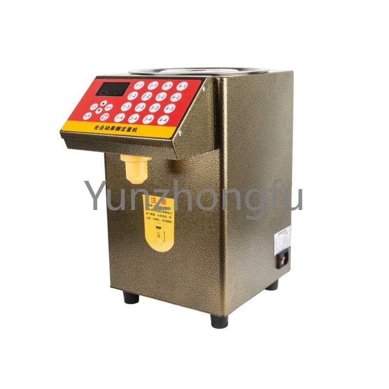 

110V Fructose Quantitative Machine Stainless Steel Automatic 16 Grid Quantitative Machine Milk Tea Shop Water Bar Dedicated