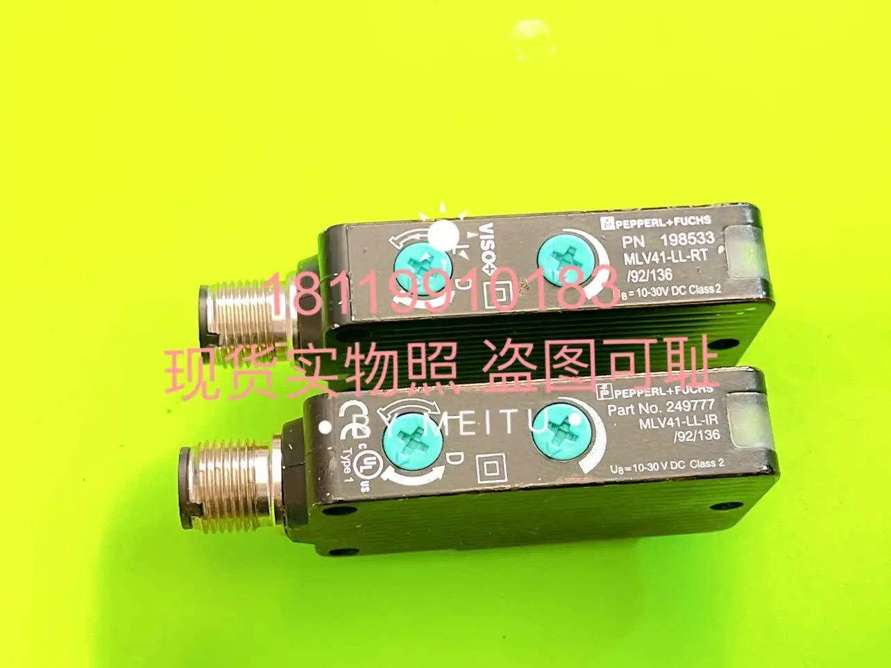 Beijiafu P+F Fiber Optic Sensor MLV41-LL-IR/92/136 MLV41-LL-RT/92/136