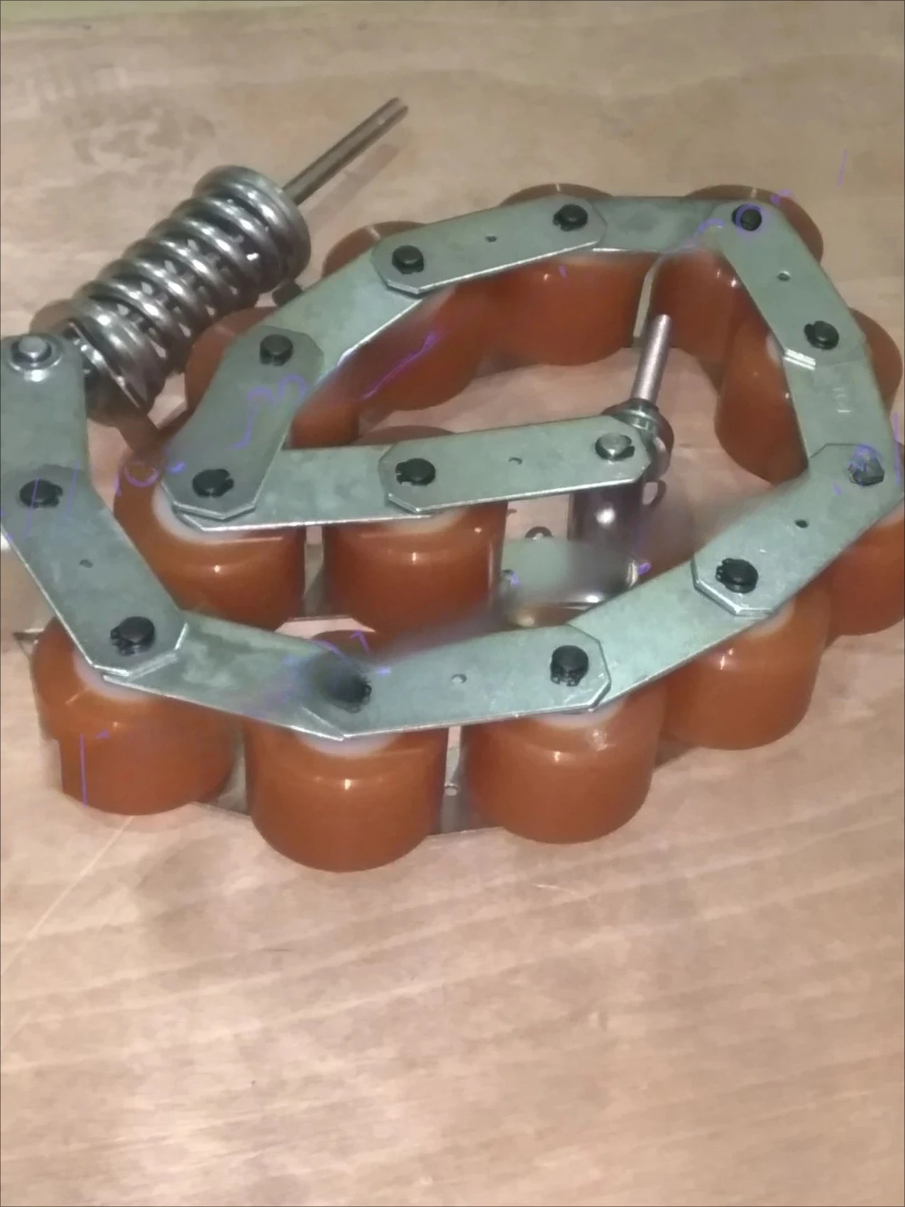 

Escalator Pressure Belt Chain Compression Wheel Hand Strap Tension Chain