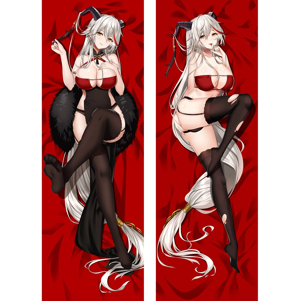 

Dakimakura Azur Lane KMS Agir Pillowcase Double Side Sexy Hing Full Body Pillow Case Cushion Cover Home Bedding Decor