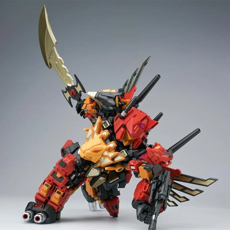 In Stock Laser Cat Toys Transformed Toys Little Seductive Q-version Combination Steel Cell Party SD Combination King Kong