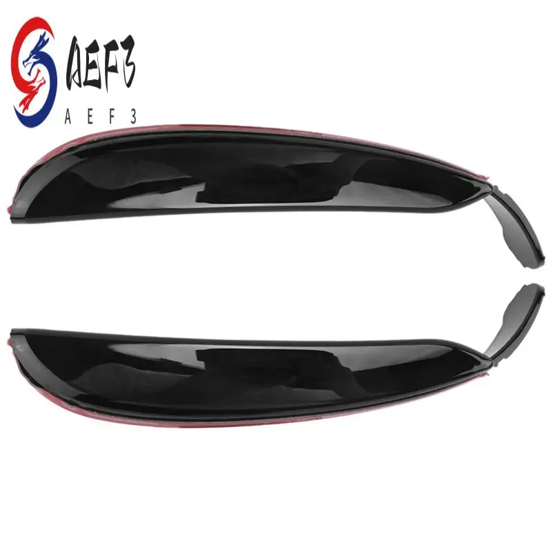 

AEF3-Front Bumper Fog Light Splitter Canard Air Cover Trim For Mercedes-Benz C Class W205 C43 AMG 2019+ Gloss Black