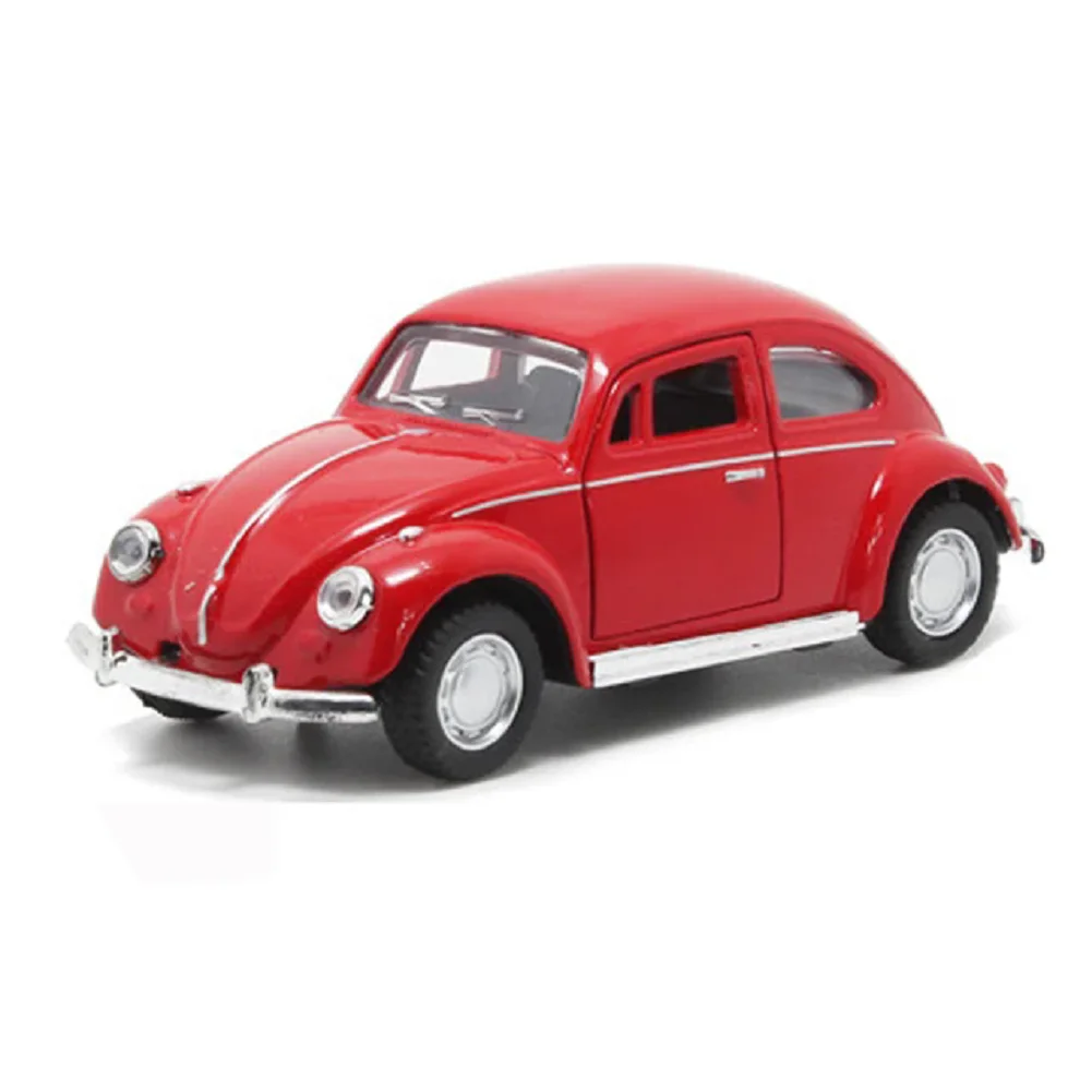 New Vintage Beetle Car Model Toys Cool Children Toy Decoration Cute Car Gift Kids Boys Metal Alloy Rubber The Beatles Car Toys