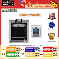 Qidi Tech Plus4 3D Printer, 1080P Camera, 305*305*280mm, Multi-Metal Composite Nozzle New Toolhead System, Dual-Layer Insulation