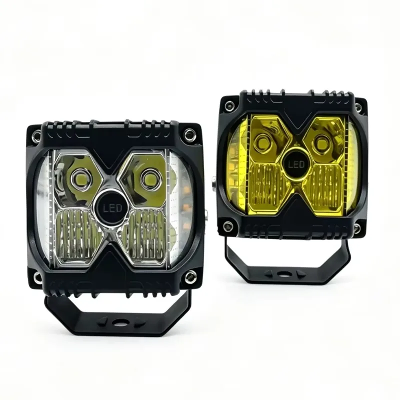 Custom New Aluminium White and Orange Beacon LED Lights for Motorcycles and Cars-  TT-SL-35