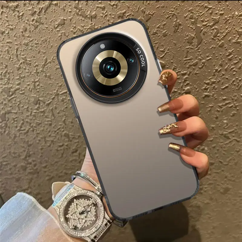 Für Realme 11 Pro 5G Hülle Realme 11 Pro+ Narzo 60 Pro Handyhülle Luxus Laser Metallic Aurora Farbe stoßfeste Stoßstangenabdeckung