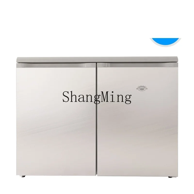 

ZYY free embedded air-cooled frost-free intelligent small double-door frequency conversion ultra-thin low refrigerator