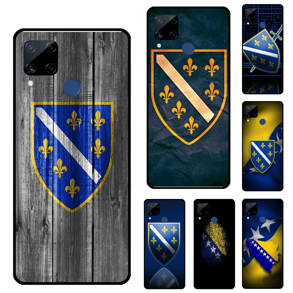 Bosnia and Herzegovina Flag For Realme 8 Pro 8i 9i C21 GT Neo 2 GT Master Case For OnePlus 9 10 Pro 8T Nord2 9R Cover