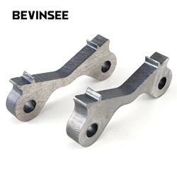 BEVINSEE Drift Twin Brake Calipers Adapters Weld-on For BMW E36 E46 All Rear Trailing Arms