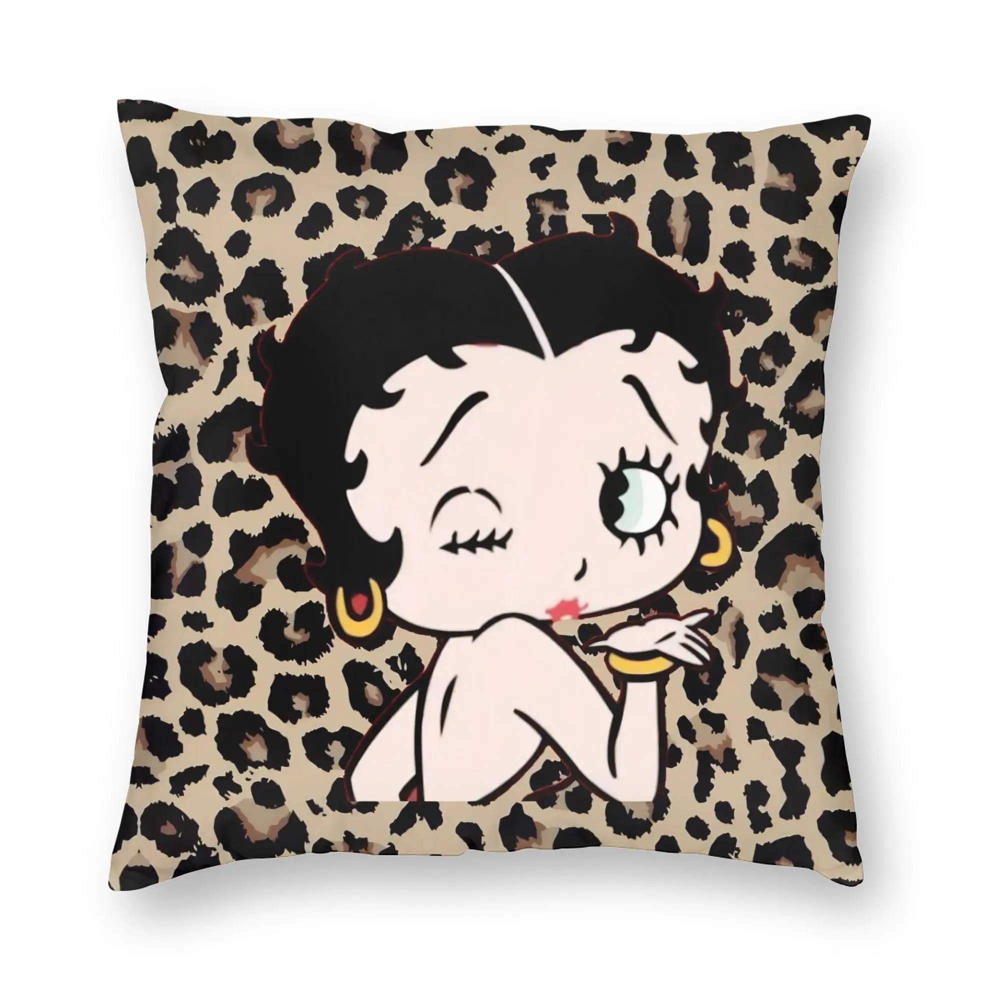 Anime B-Betty BoopS Pillowcase Printing Fabric Cushion Cover Decorative Cartoon Pillow Case Cover Home Wholesale 45X45cm