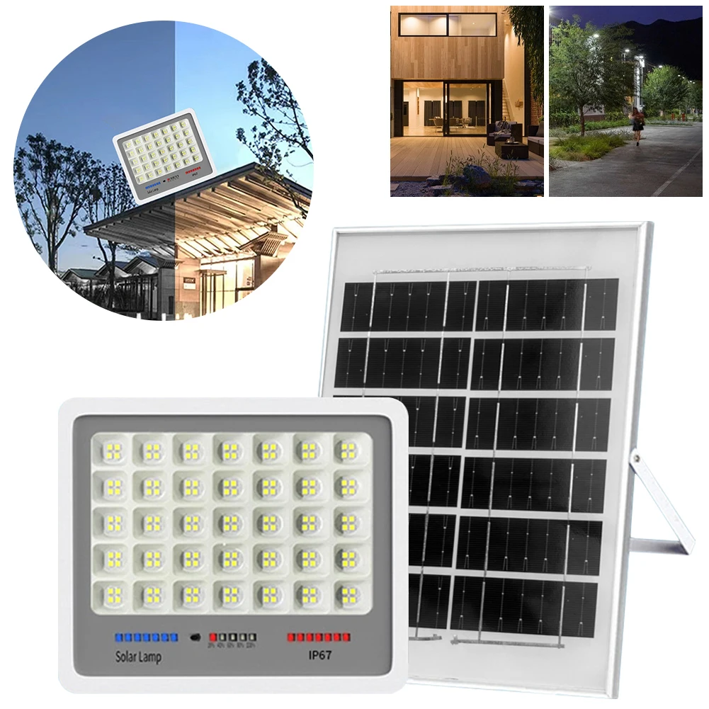 

Солнечный светодиодный уличный фонарь с автоматическим включением, наружные охранные светильники, многофункциональные уличные прожекторы с дистанционным управлением для патио, дорожек и дворов