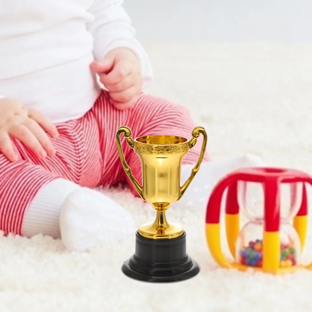 

12 Pcs Small Trophy Toy Cup Award Trophies Decor Ceremony Winner Competition for School Gift Kids