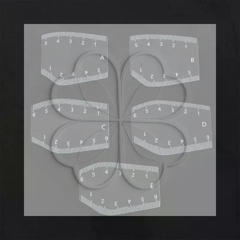 5Pcs Eyebrow Shaping Stencil Kit Get Professional Result Multi-Style Brow Template Set for Home & Salon Use