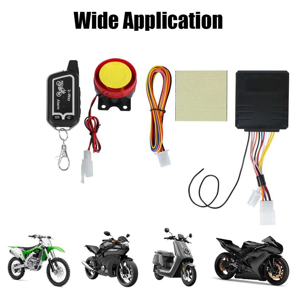 Motorcycle two-way anti-theft device remote control vibration with ignition can be found car power cut-off warning function