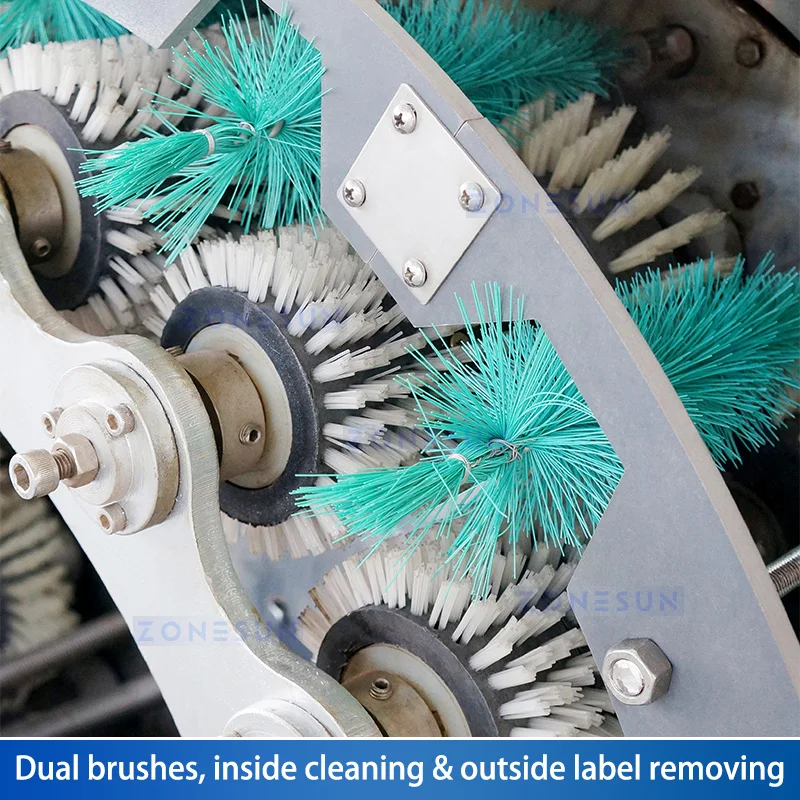 ZONESUN Bottle Label Remover Machine Wine Beer How To Remove Labels From Bottles Taking Off Stickers Equipment ZS-BLR18