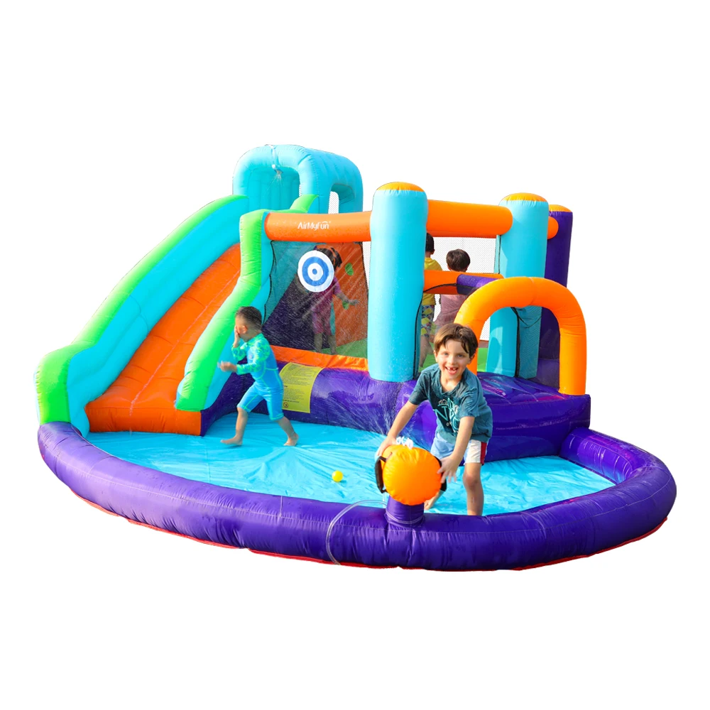 

For Kids Fantasy Combos Custom Bouncy Castle Outdoor Kids Bounce House Bouncing Jumper Blow Up Water Slide