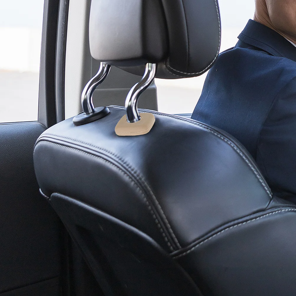 

5Pcs Adjustable Car Seat Headrest Guide Inserts Robust Plastic Build Sleek Square Design for Car Interior Comfort and