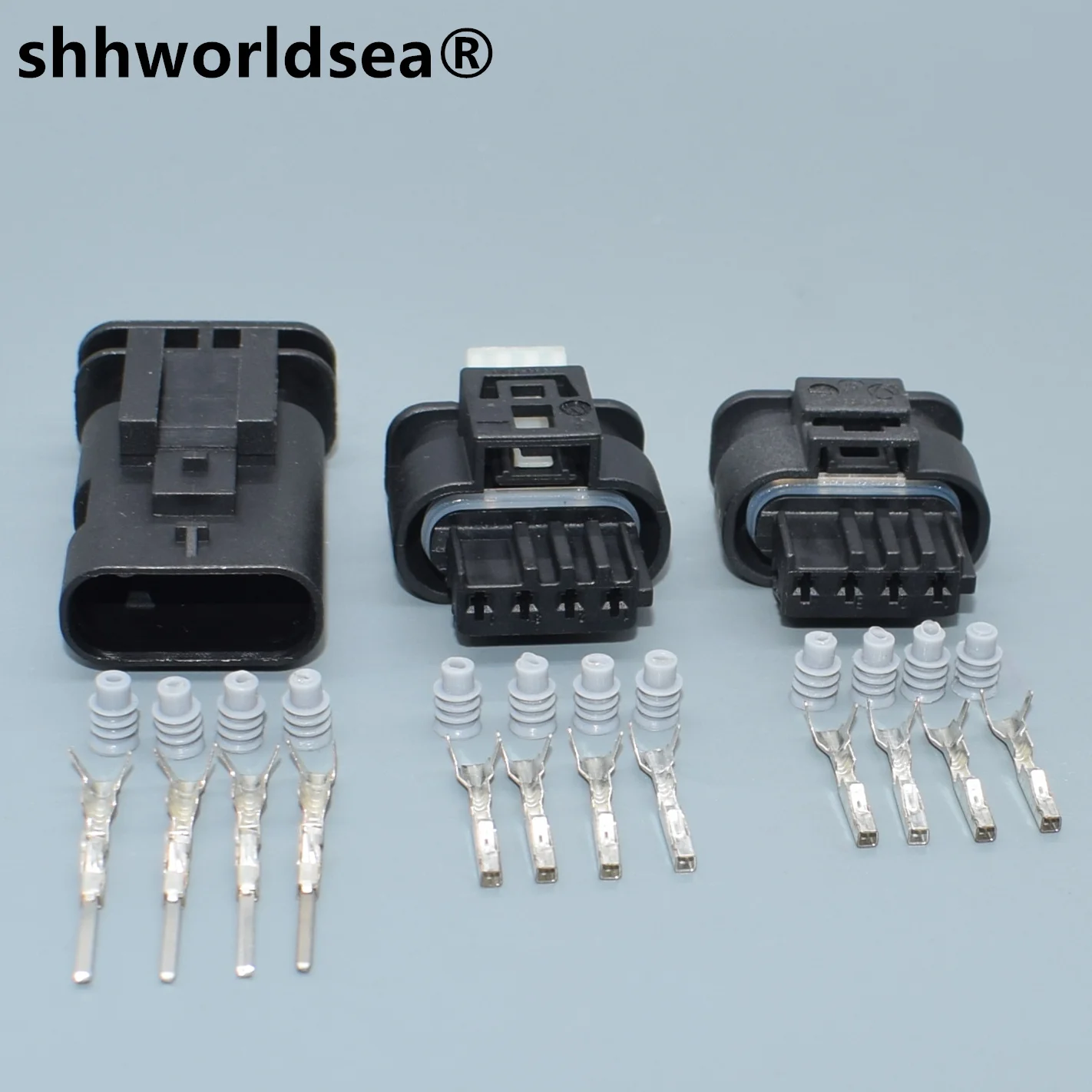 Shhworldsea-arnés de cables eléctrico para coche, Conector de enchufe de plástico, 4 pines, 1,2mm, 7549032mm, 7549032, 872, 617, 541, 805, 122, para bmw