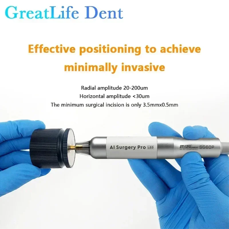 Greatlife dent piezo osso cortador equipamento piezosurgery máquina dental ultra-sônica unidade de cirurgia óssea para dentista motor cirúrgico