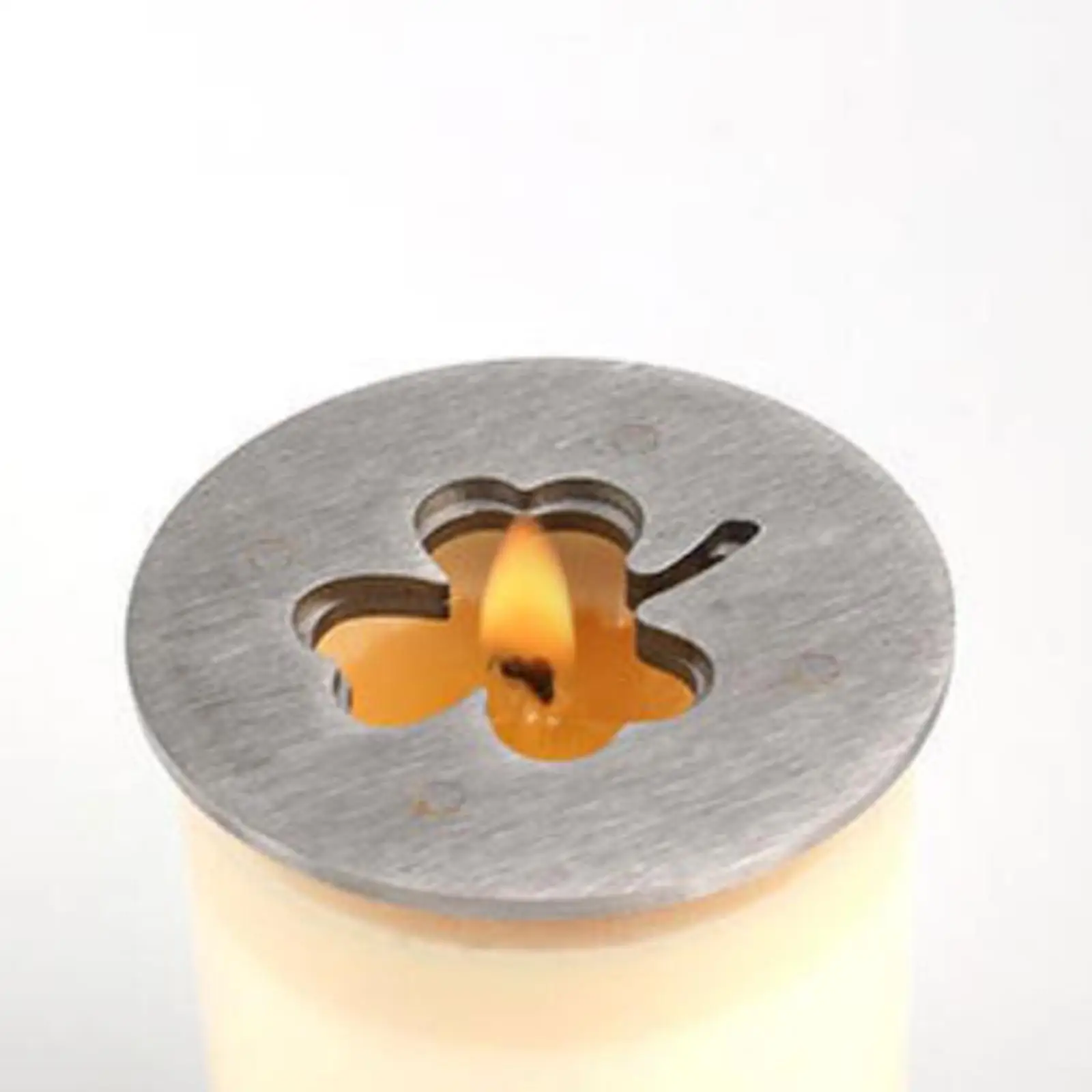 Windproof Stainless Steel Candle Cover for Jar Candles Dust Prevention Scented Candle Accessory Home Decoration