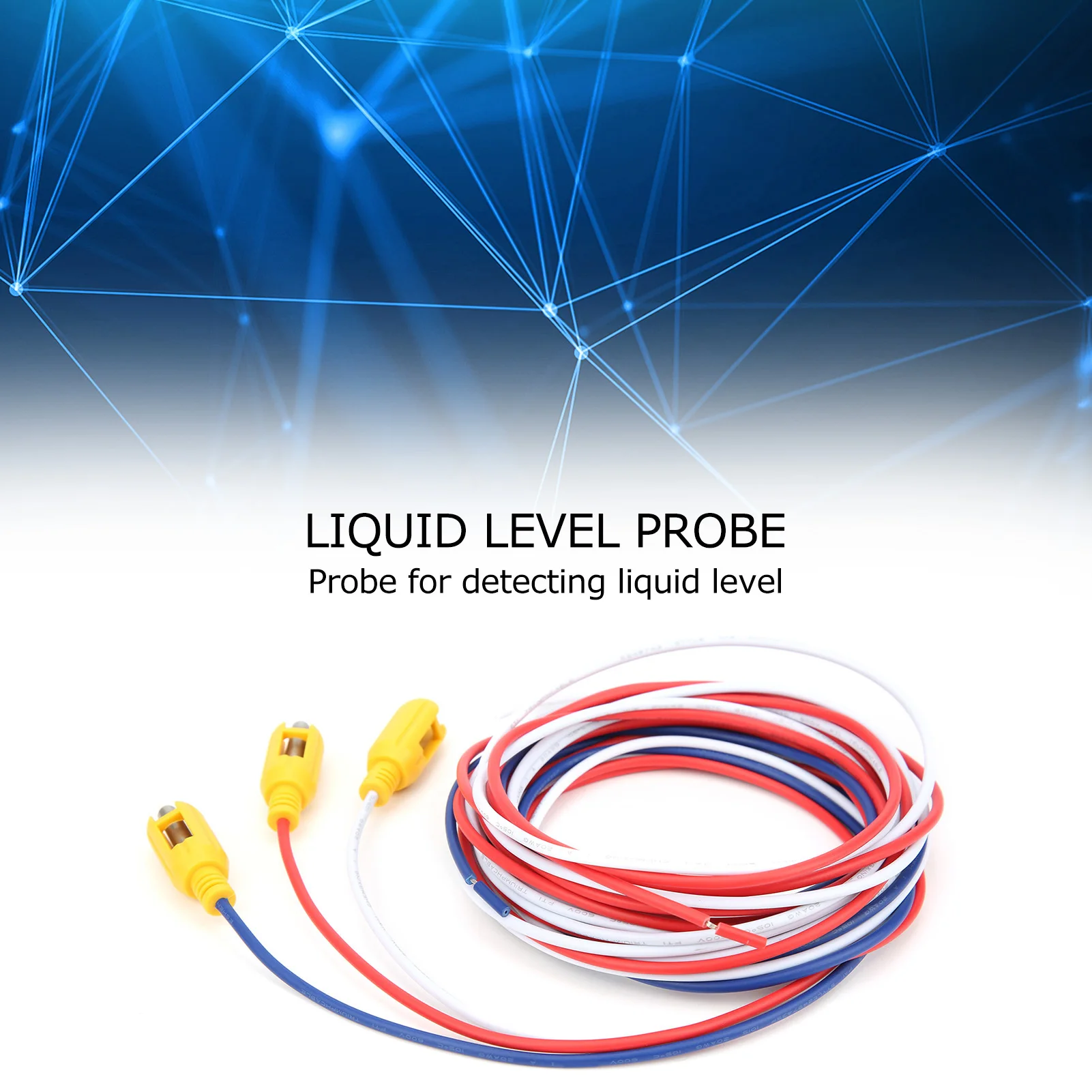 Liquid Level Probe Sensor for GRL8 Relay Blue 1.5 Meter + Red 3 Meter + White 3.5 Meter Liquid Level Sensor Sensor for GRL8