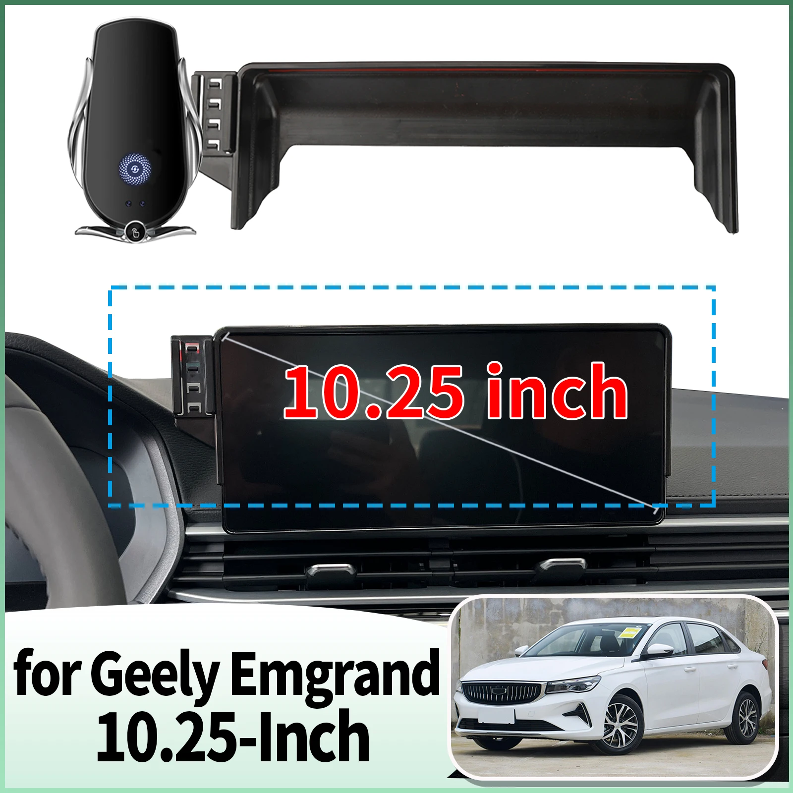 

fit for Geely Emgrand 10.25-Inch Specific Dashboard Navigation Phone Holder Mount Design Car​​ accessoires