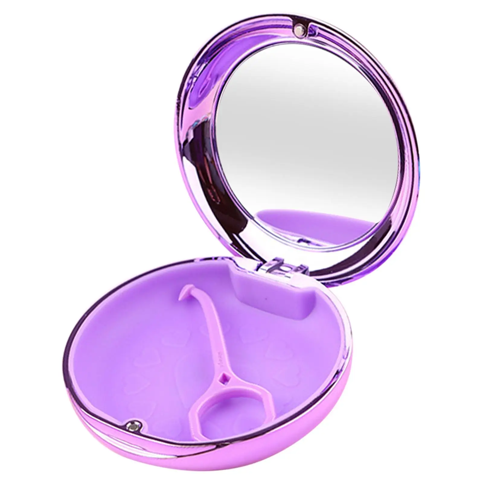 Retainer Case with Mirror with Aligner Remover Tool Storage Boxes Mouth Guard Case Storage Container
