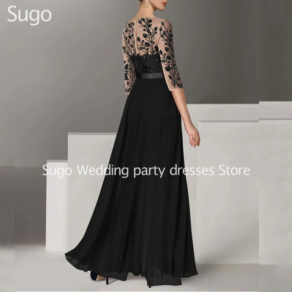Customized New In Sparkle Pantsuits Mother of the Bride Dresses Chiffon Floor-Length Evening Gala Wedding Guest Groom Dress 2026