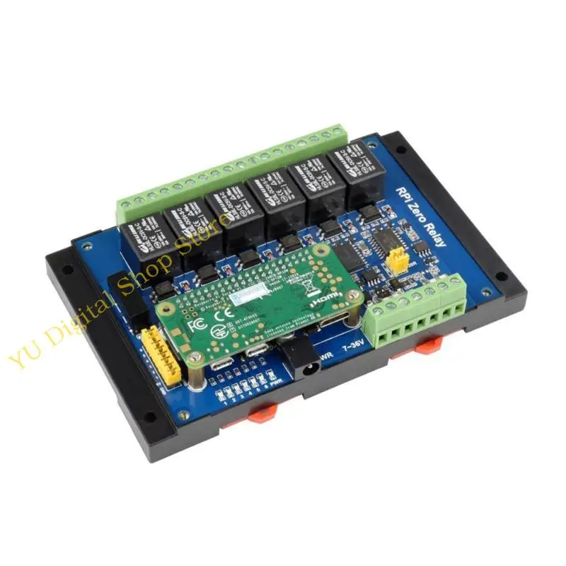 96BA 6 CHANNEL RELES Módulo robusto Rs485/Can Board expansión industrial Programable